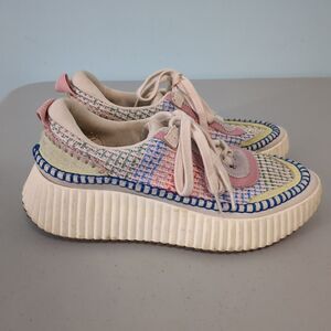 Dolce Vita Women's Dolen sneakers shoes funfetti knit 8